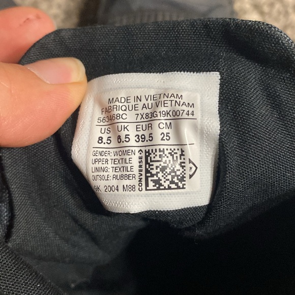 Converse GR82 Heeled Combat Boots Military Moto Punk Grunge Alt - Picture 12 of 12